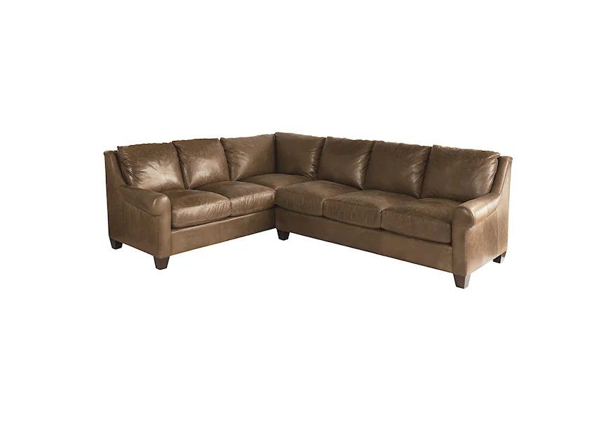 Ellery 5 Seat Sectional by Bassett at Esprit Decor Home Furnishings